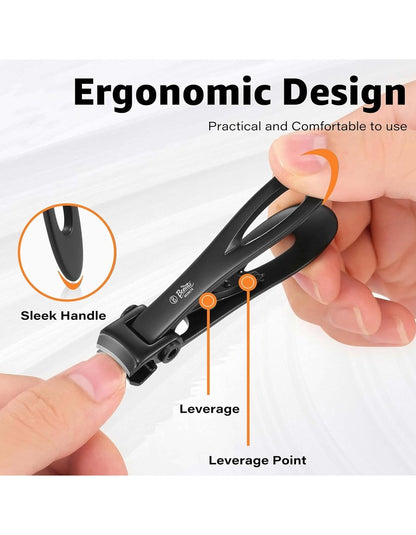 Beauté Secrets Luxury 15mm Wide Jaw Opening Nail Clippers