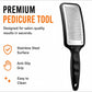 Beauté Secrets Foot File, Foot Scrubber for Dead Skin, Pedicure Tool