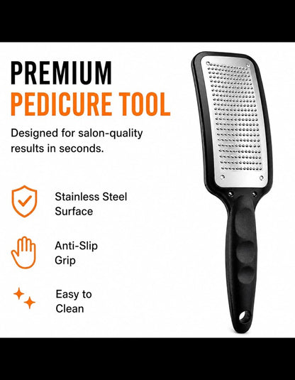 Beauté Secrets Foot File, Foot Scrubber for Dead Skin, Pedicure Tool