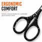 Beauté Secrets Scissors for Hair Cutting, Rounded Facial Hair Nasal Scissors