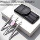 Beauté Secrets Professional 3-Piece Tweezer Set with Travel Case | Wide Slant, Precision Point & Slant Tip Tweezers | Stainless Steel Eyebrow & Facial Hair Removal Kit