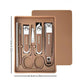 Beauté Secrets Nail Cutter Set | Manicure Pedicure Kit | Nail Grooming Set | Nail Care Kit | Stainless Steel Nail Cutter | Professional Manicure Set | Pedicure Tools Kit for Men & Women, Brown