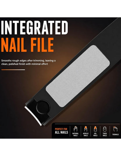 Beauté Secrets 2 Pieces Nail Cutter Set with Catcher