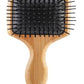 Beauté Secrets Wooden Paddle Hair Brush, Wooden scalp massager for hair growth, Smooth Detangling Brush for Men & Women, Brown