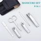 Beauté Secrets Nail Clipper Set – Nail Cutter Set, Manicure Pedicure Kit, Stainless Steel Nail Grooming Kit with PU Leather Case, Portable Travel Nail Kit for Men & Women