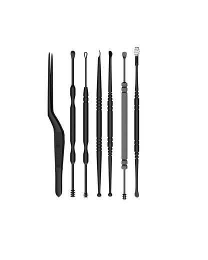 Beauté Secrets Ear Cleaner 7 Pcs Ear Wax Removal Kit Ear Pick Tools