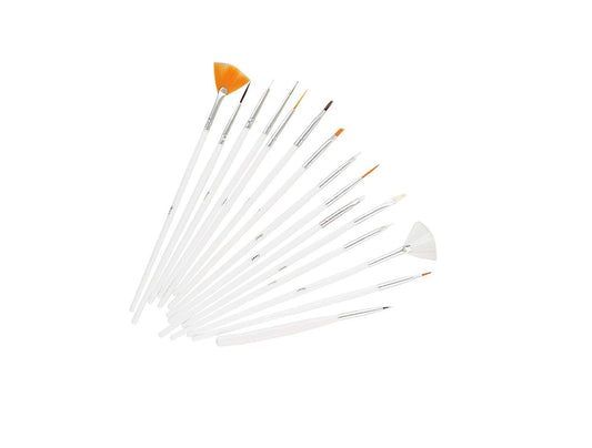 Beauté Secrets 15 Pcs Nail Art Design Dotting Painting Drawing Polish Brush