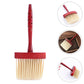 Beauté Secrets Barber Neck Duster, Long Wooden Handle Barber Brush