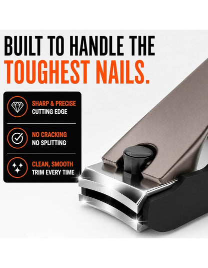 Beauté Secrets 2 Pieces Nail Cutter Set with Catcher