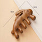 Beauté Secrets Wooden Scalp Massager for Hair Growth | Wood Head Scalp Massage Comb Tool – Gua Sha Hair Massager | Wooden Wide Tooth Comb Hair Massager | Head Massager for Scalp, Brown