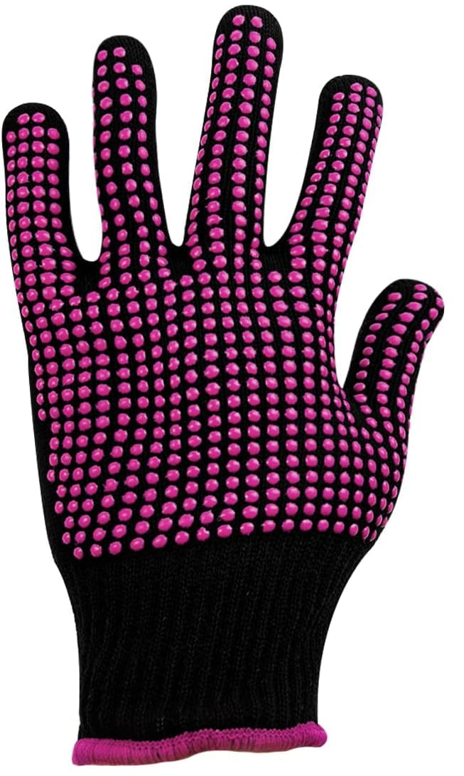 Beauté Secrets Heat Resistant Gloves with Silicone Professional Heat Proof Glove