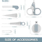 Beauté Secrets Baby Nail Cutter New Born Set 6-in-1 Kids Grooming Kit with Scissors, Nail Clipper, Nail File, Tweezer
