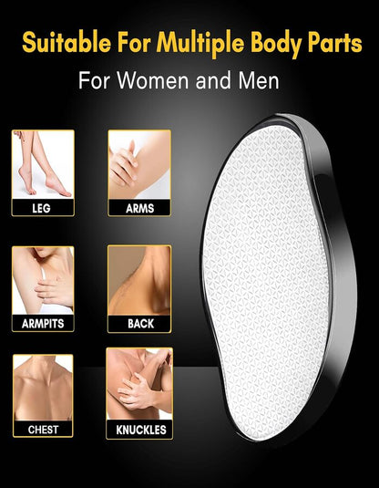 Beauté Secrets Hair Remover for Women and Men, Reusable Eraser Device Magic Hair Removal Tool