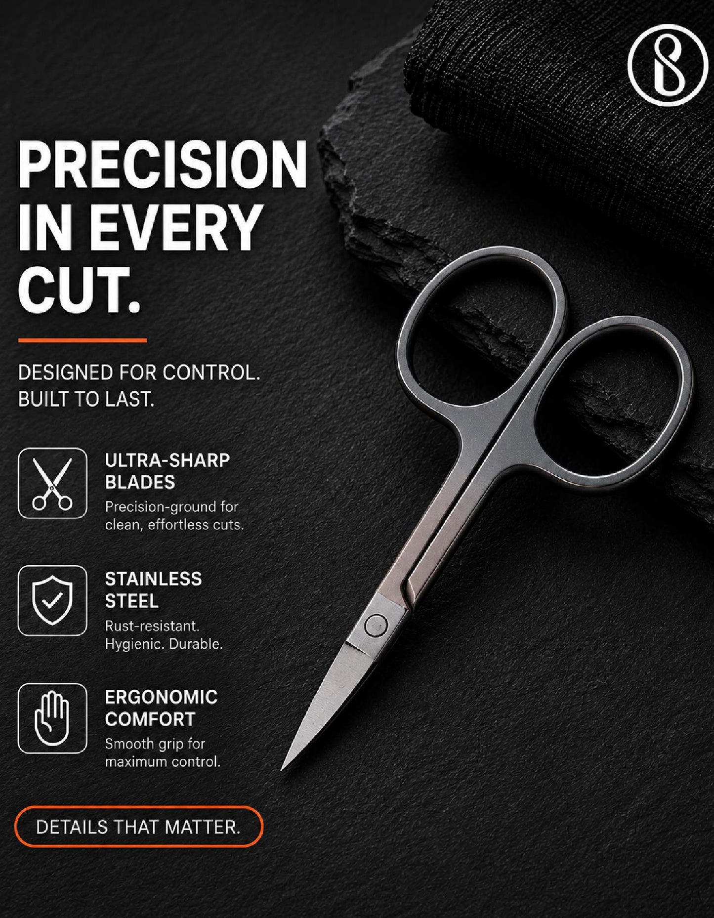 Beauté Secrets Nail Cutter Set – 17-in-1 Manicure Pedicure Kit for Men & Women | Premium Stainless Steel Nail Clipper Set with Cuticle Trimmer, Grooming Tools & Leather Case | Gift for Men, Nail Art Kit, Grey