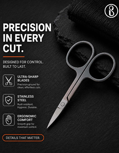 Beauté Secrets Nail Cutter Set – 17-in-1 Manicure Pedicure Kit for Men & Women | Premium Stainless Steel Nail Clipper Set with Cuticle Trimmer, Grooming Tools & Leather Case | Gift for Men, Nail Art Kit, Grey