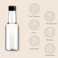 Beauté Secrets Travel Bottles for Toiletries 11pcs Kit, Leak Proof Travel Containers 85 ML Squeeze Bottle for Travelling