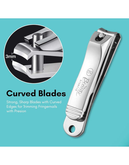 Beauté Secrets Stainless Steel Toenail/Fingernail Clipper