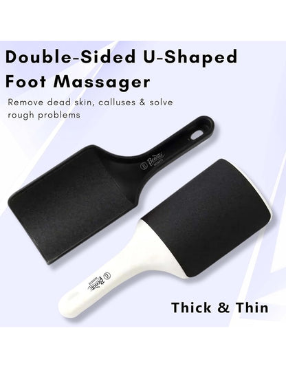 Beauté Secrets 2 Pieces Foot Scrubber, Foot Callus Scrubber, Double-Sided