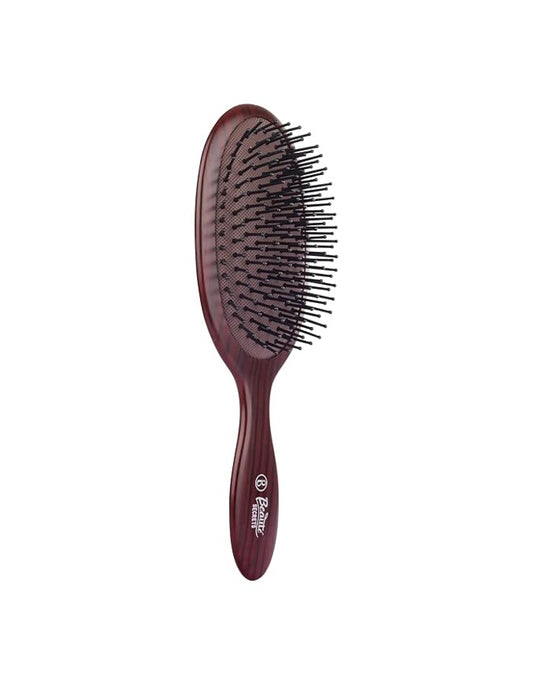 Beauté Secrets Hair Brush for Women & Men | Detangling Hair Brush for Frizz-Free Smooth Hair | Comb Brush for Long, Thick, Curly & Straight Hair | Wooden Handle Scalp Massage Brush