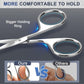 Beauté Secrets Nose Hair Scissors & Grooming Set (Pack of 2) – Ear, Facial, Eyebrow, Beard & Moustache Scissors with Storage Box
