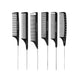 Beauté Secrets 6 Piece Teasing Comb Set