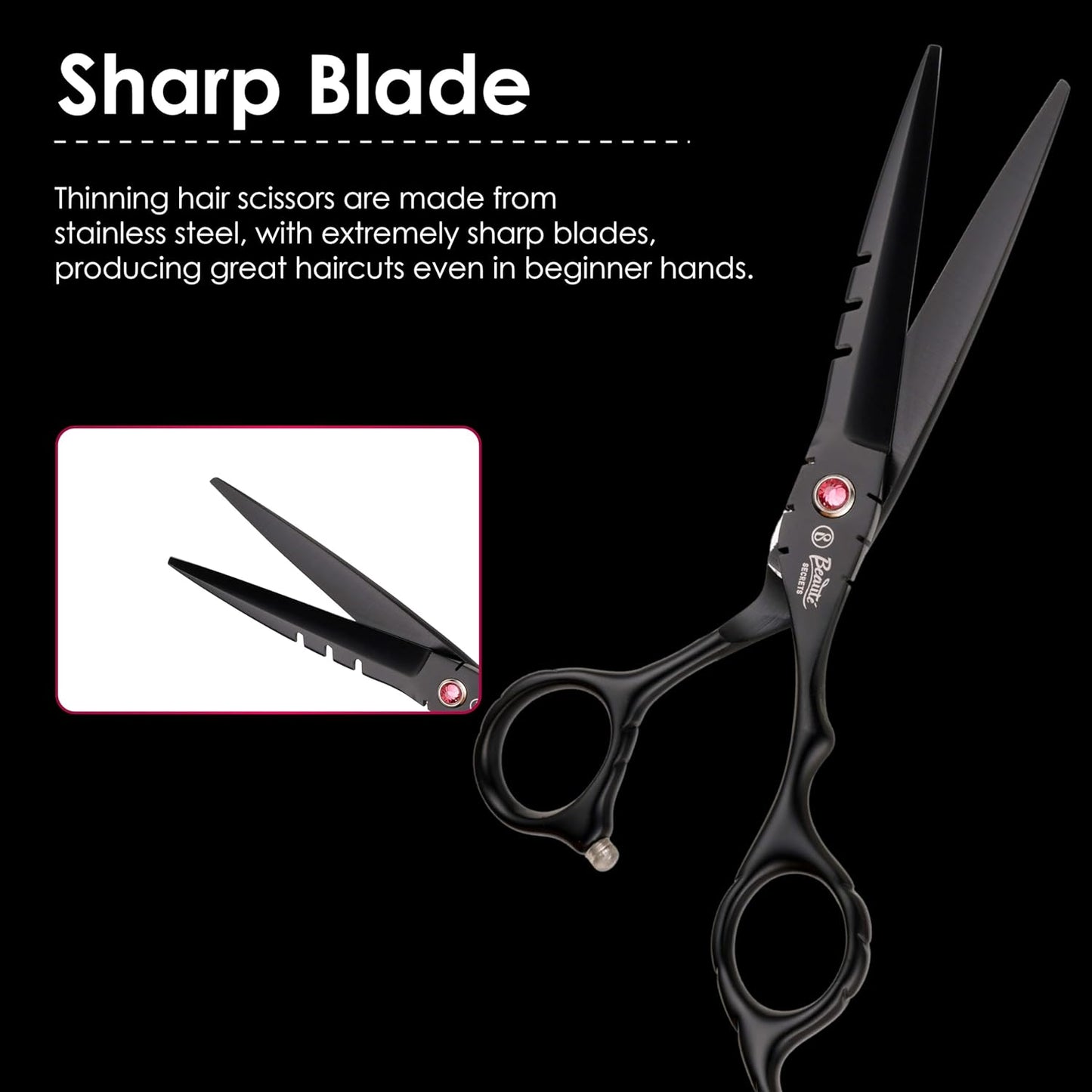 Beauté Secrets Hair Cutting and Hairdressing Scissors