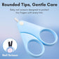 Beauté Secrets 6pcs Baby Nail Care Set | Baby Nail Cutter, Scissors, File, Nose Tweezers, Ear Pick & Bath Thermometer | New Born Grooming Kit