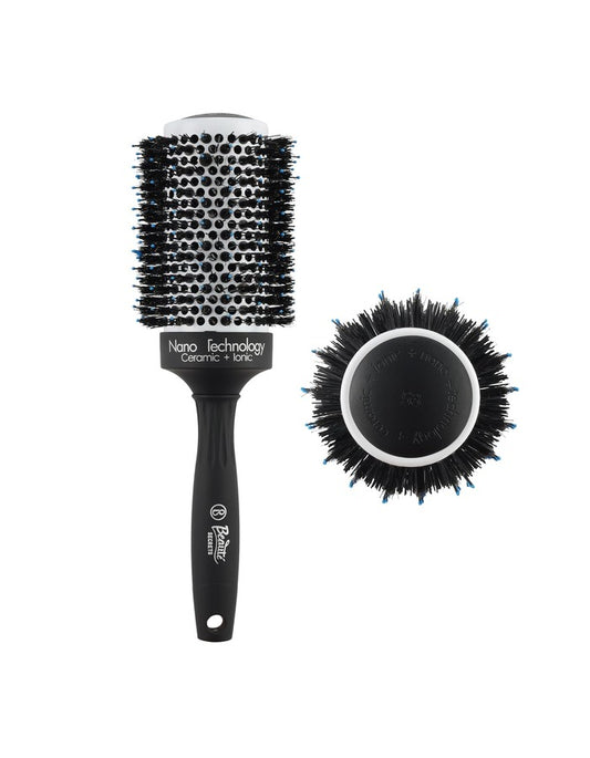 Beauté Secrets Boar Bristles Round Hair Brush, Roller Hair brush for Blow Drying