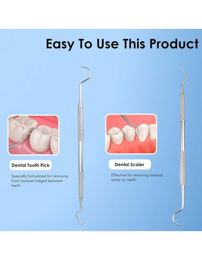Beauté Secrets Dental Tools, Dental Pick Set 5Pcs Tooth Scraper