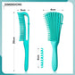 Beauté Secrets Detangler Hair Comb Brush for Adults and Kids Wet & Dry Hair