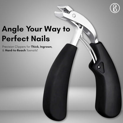 Beauté Secrets Toe Nail Clipper for Ingrown or Thick Toenails, Heavy Duty Toenail Trimmer Nail Clipper Pedicure Tool