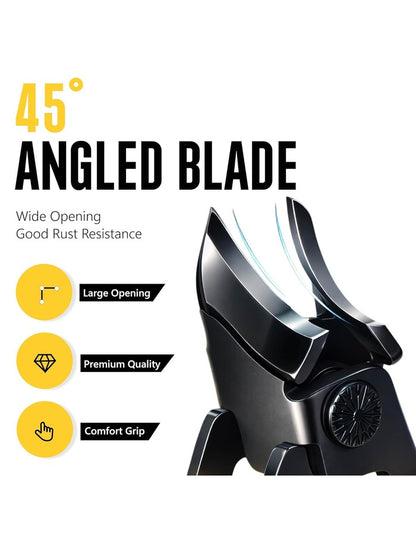 Beauté Secrets Ingrown Toenail Clipper with Slanted Curved Blade | Wide Jaw Stainless Steel Nail Clipper for Thick Nails | Precision Angled Nail Clipper for Men & Women, Green