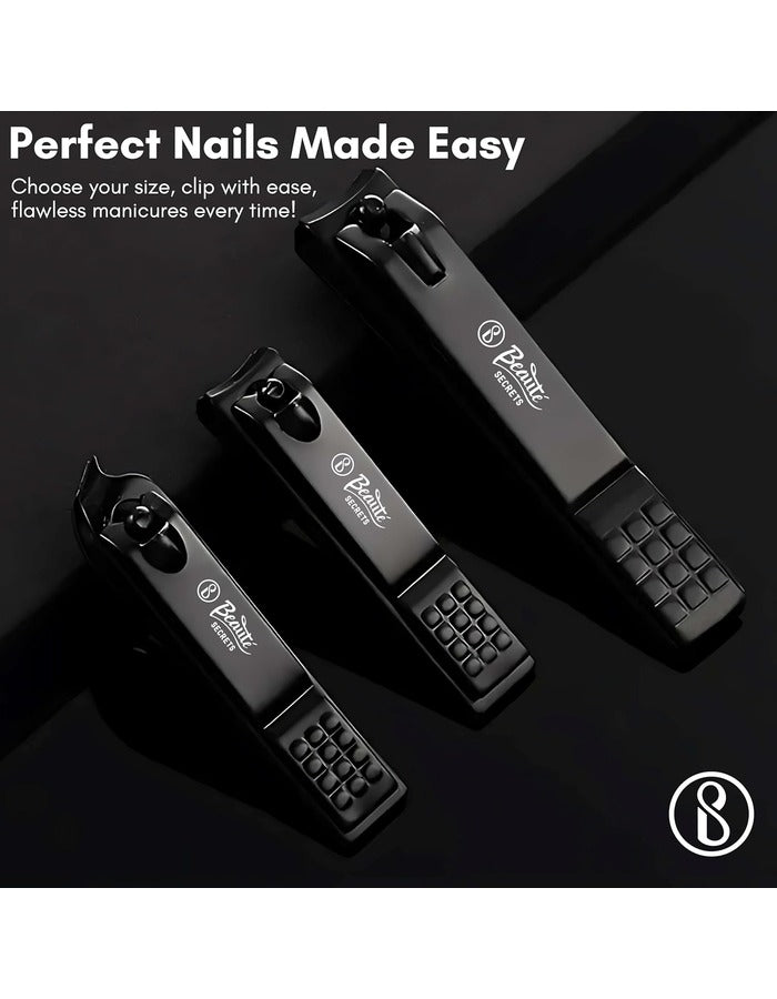 Beauté Secrets Nail Clippers, Sharp Sturdy Toenail Clippers