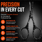 Beauté Secrets Scissors for Hair Cutting, Rounded Facial Hair Nasal Scissors