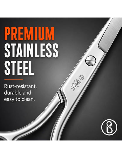 Beauté Secrets Nasal Safety Personal Grooming Scissors with Blunt Round Tip