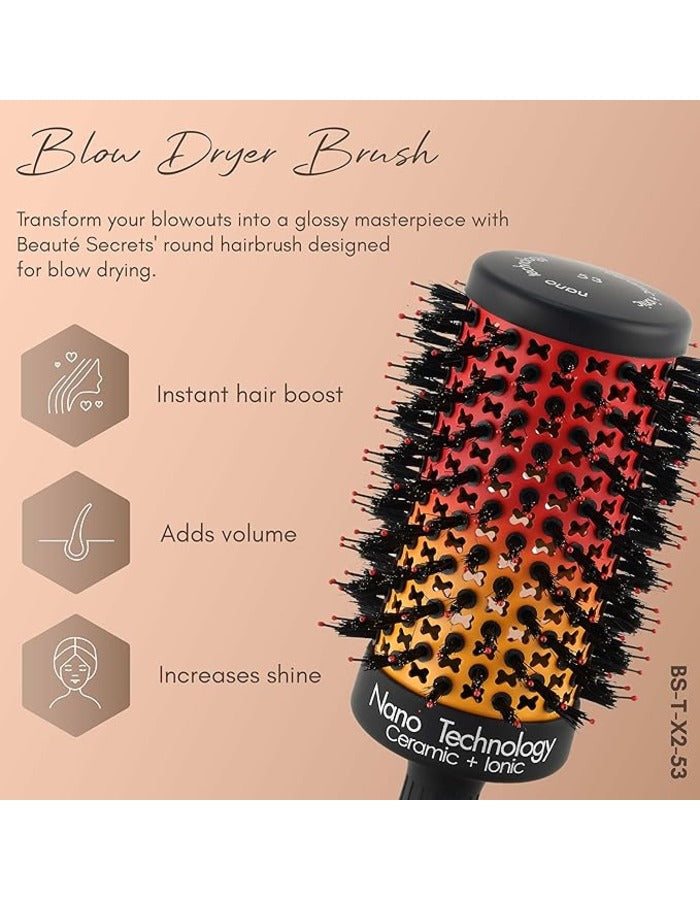 Beauté Secrets Thermal Color Changing Heat Activated Round Brush