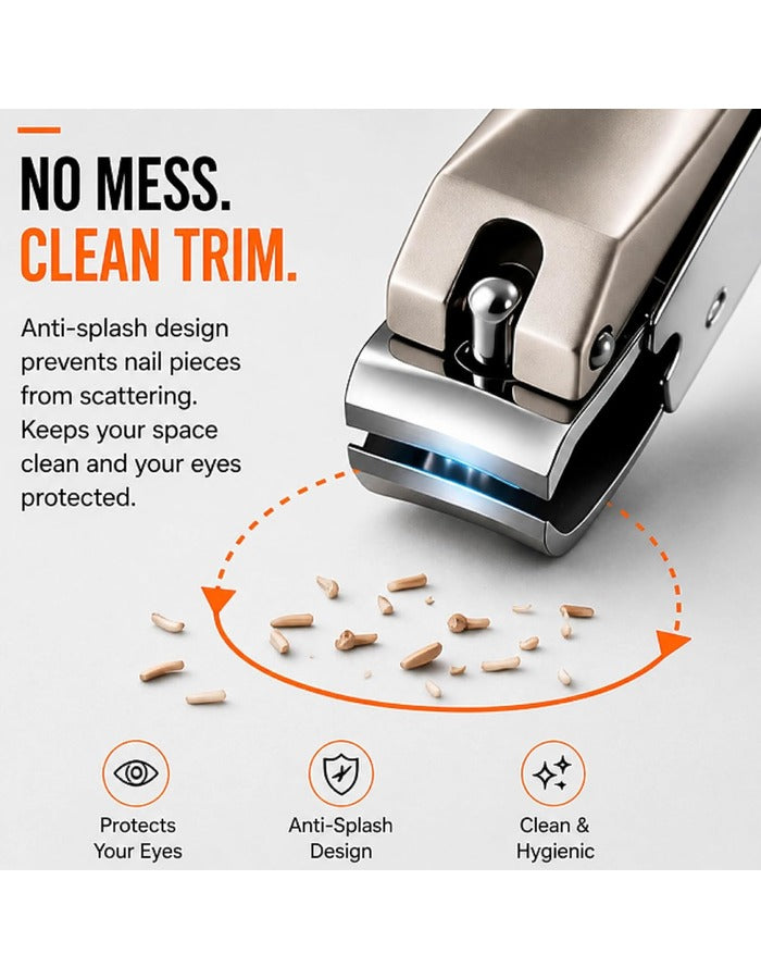 Beauté Secrets Nail Cutter Clippers With Curved Nail File