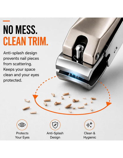 Beauté Secrets Nail Cutter Clippers With Curved Nail File