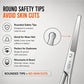 Beauté Secrets Nasal Safety Personal Grooming Scissors with Blunt Round Tip