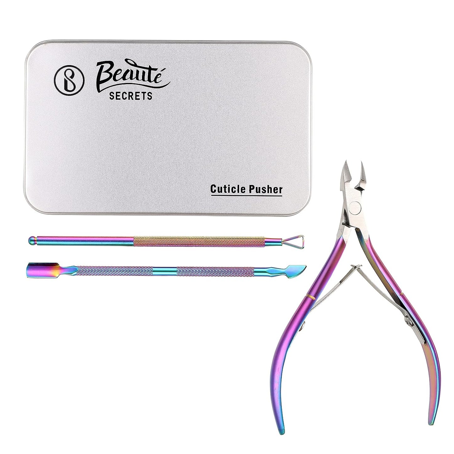 Beauté Secrets Professional Cuticle cutter and Pusher Set