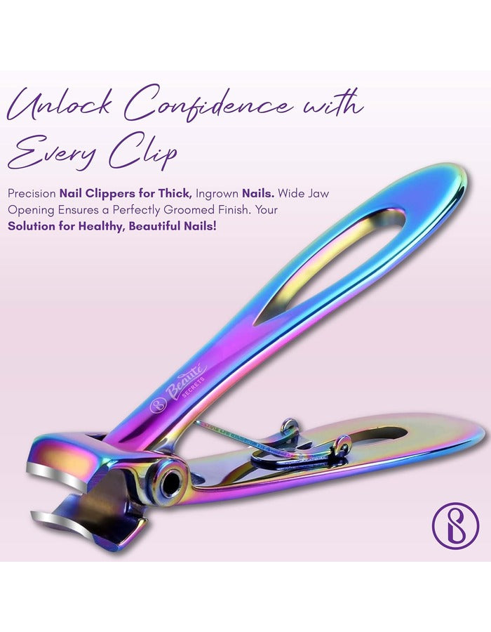 Beauté Secrets Ultra Wide Jaw Opening Toenail Clippers Nail Clippers