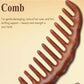 Beauté Secrets Wide Tooth Wooden Comb for Hair Detangling | Wooden scalp massager for hair growth