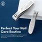 Beauté Secrets Nail Cutter - Professional Nail Clipper with Curved Blade