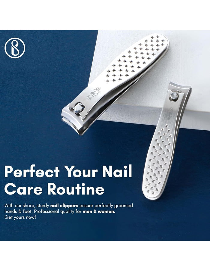 Beauté Secrets Nail Cutter - Professional Nail Clipper with Curved Blade