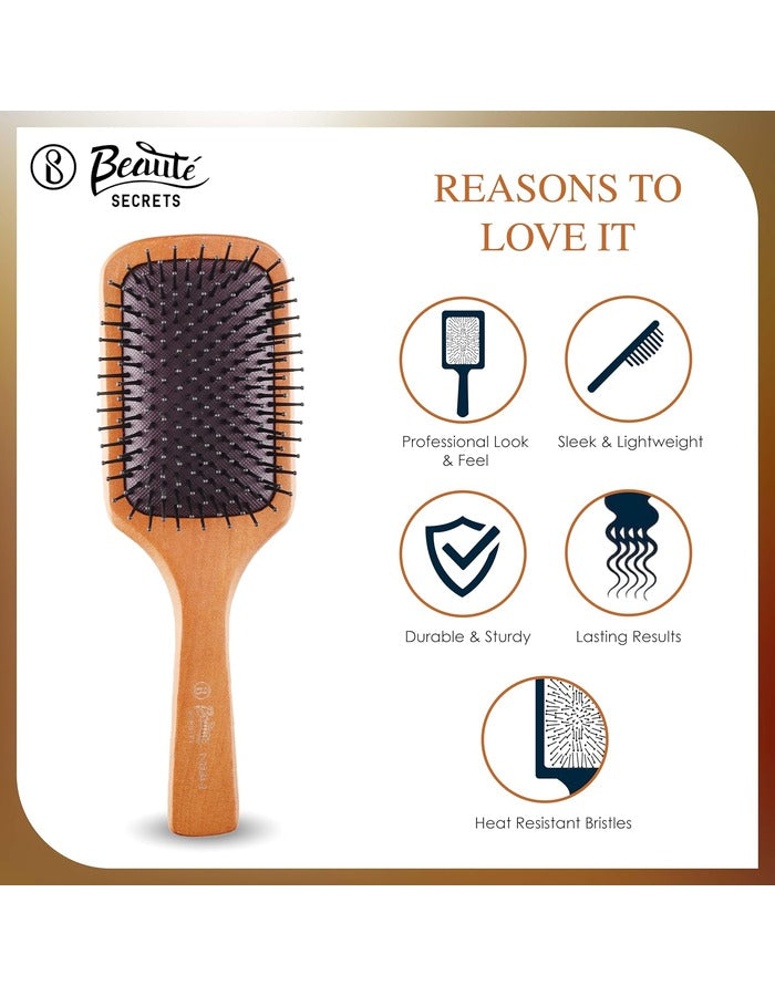 Beauté Secrets Large Long Detangling Hair Brush