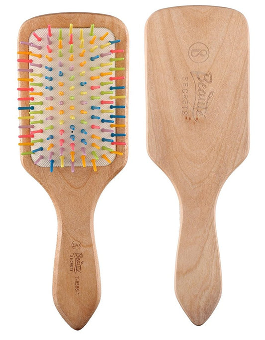 Beauté Secrets Wooden Paddle Hair Brush