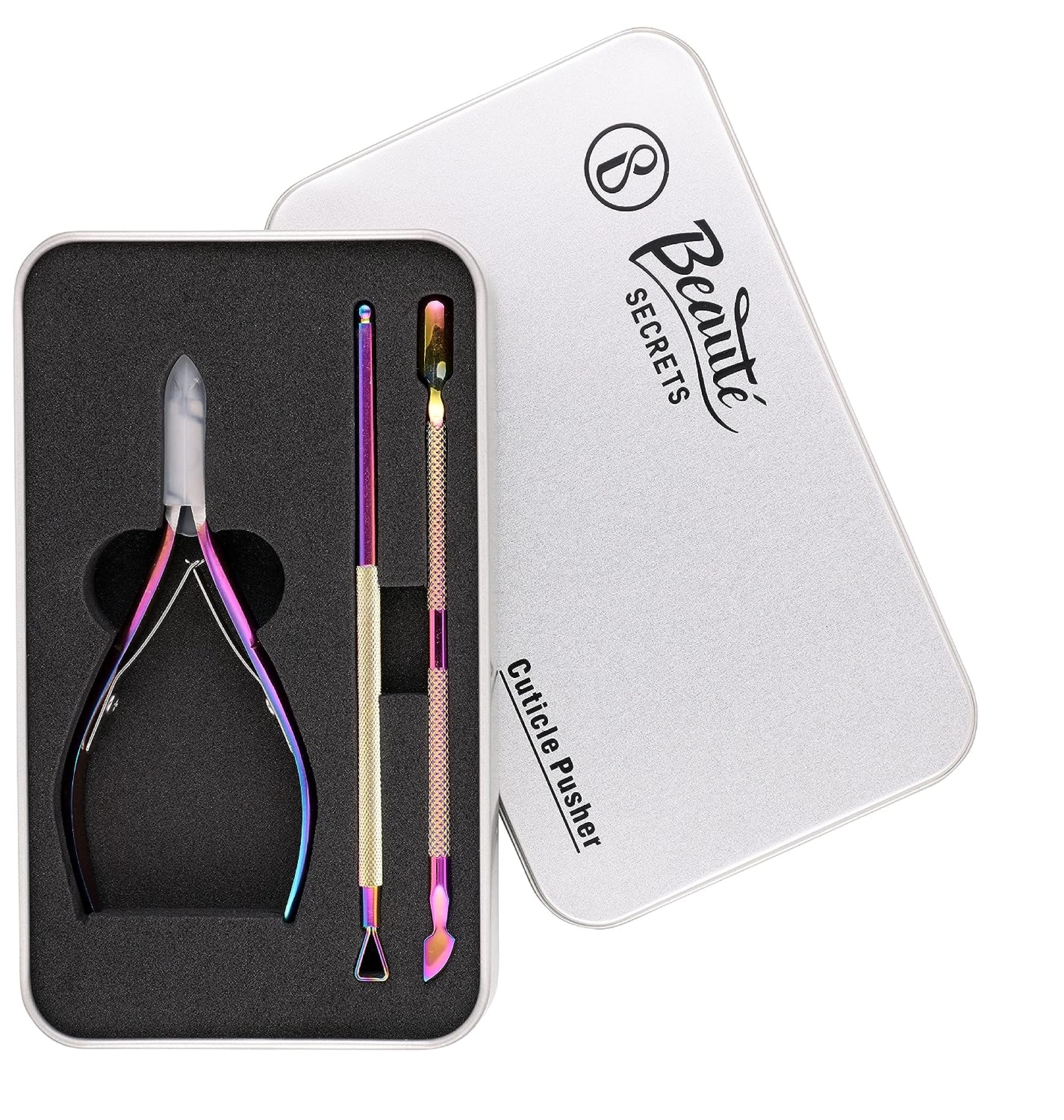 Beauté Secrets Professional Cuticle cutter and Pusher Set