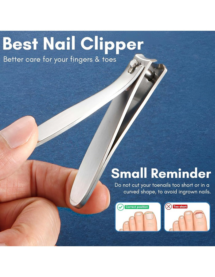 Beauté Secrets Nail Cutter - Professional Nail Clipper with Curved Blade