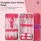 Beauté Secrets 18 in 1 Manicure Pedicure Kit with Nail Cutter