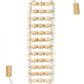 Beauté Secrets Wooden Anti Cellulite Massager & Lymphatic Drainage Massage Tool